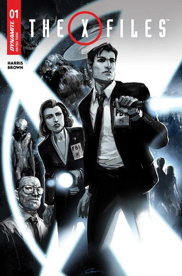 X Files 2026 #1 Cvr P 1:15 Clayton Crain Foil Var comic book cover