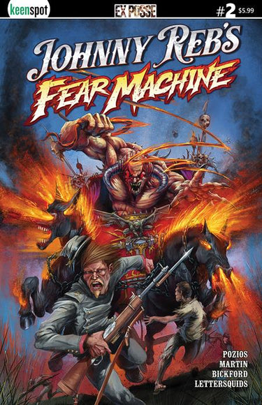 Johnny Rebs Fear Machine #2 Cvr a Toby Willsmer comic book cover