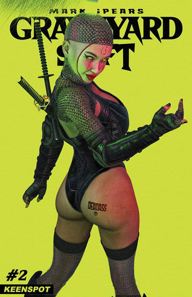 Pre-order comic book "Graveyard Shift #2" by Mark Spears, featuring dark, detailed cover art in a horror-themed style.
