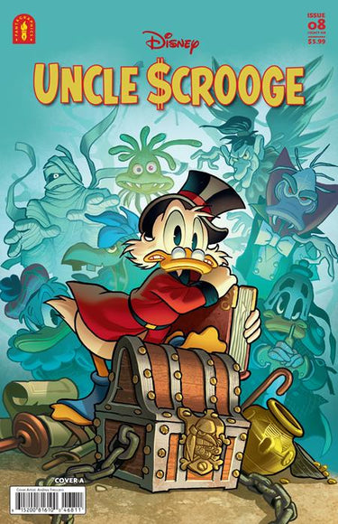 Uncle Scrooge Legacy #468 the Curse of Hp Hatequack Cvr a Andrea Freccero comic book cover