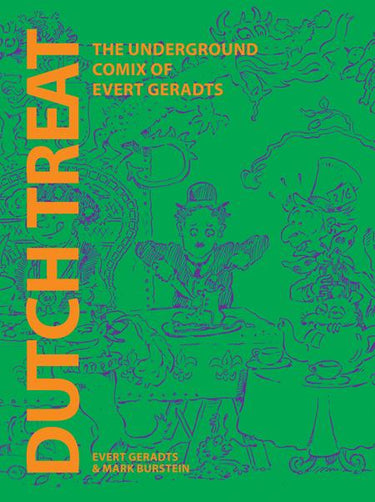 Dutch Treat HC the Underground Comix of Evert Geradts hardcover graphic novel cover