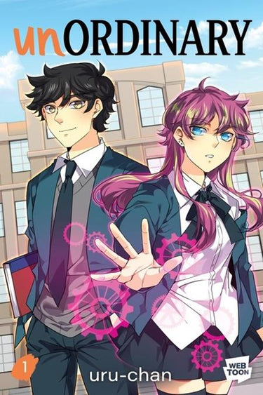 Pre-order graphic novel Unordinary TP Vol 01 by HarperCollins, featuring colorful cover art with characters and title text.