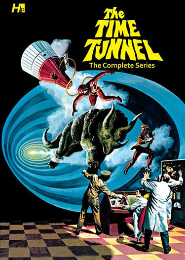 Pre-order graphic novel "Time Tunnel Deluxe Edition HC" by Hermes Press, featuring detailed cover art of the complete series.