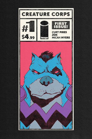 Creature Corps #1 Cvr K 1:75 Flops Cornerbox Var comic book cover