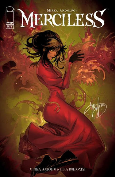 Merciless #1 (Of 4) Cvr J 1:250 Mirka Andolfo Signed Var comic book cover