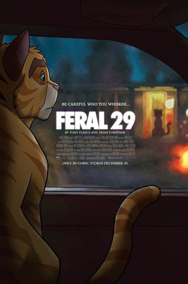 Feral #29 Cvr B Tony Fleecs & Trish Forstner Obsession Homage Var comic book cover by Tony Fleecs, Trish Forstner