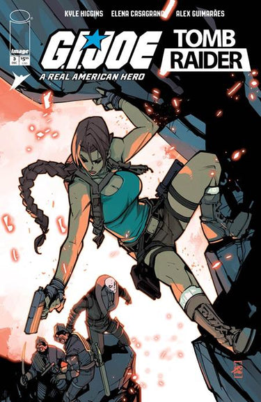 Gi Joe a Real American Hero Tomb Raider #3 (Of 5) Cvr C Ludo Lullabi Foil Var comic book cover