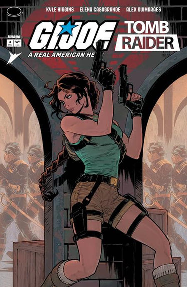 Gi Joe a Real American Hero Tomb Raider #3 (Of 5) Cvr E 1:50 Rebekah Isaacs & Jordie Bellaire Var comic book cover by Rebekah