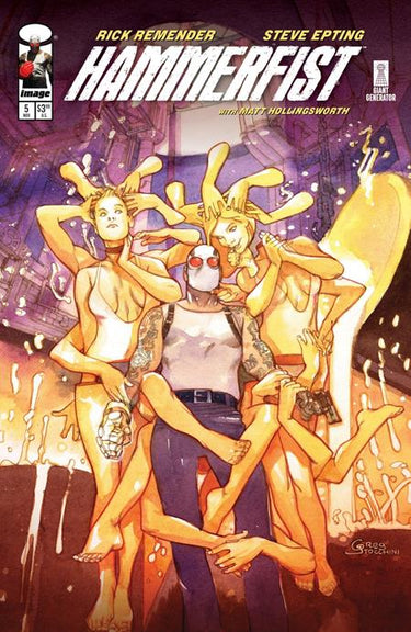 Hammerfist #5 Cvr B Greg Tocchini Var comic book cover