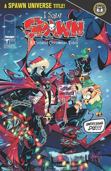 I Saw Spawn a Twisted Christmas Tale #2 (Of 2) Cvr a Rob Sketchcraft Duenas comic book cover by Rob (Sketchcraft) Duenas