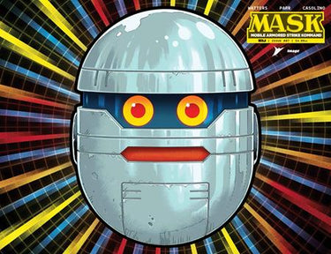 Mask #7 Cvr H Pye Parr & Luke Preece Die Cut Mask Var comic book cover by Pye Parr, Luke Preece, Andres Juarez