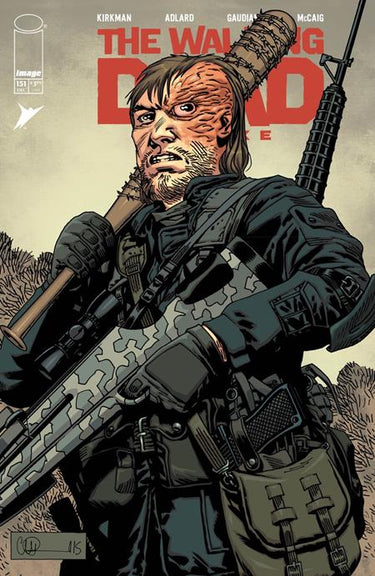 Walking Dead Dlx #151 Cvr B Charlie Adlard & Dave Mccaig Var comic book cover by Charlie Adlard, Dave McCaig