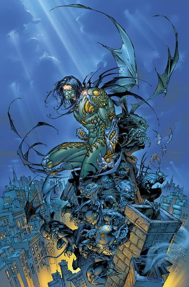 Darkness (2025) #10 Cvr D 1:50 Marc Silvestri & Matt Batt Banning 30Th Anniversary Foil Virgin Var comic book cover by Marc