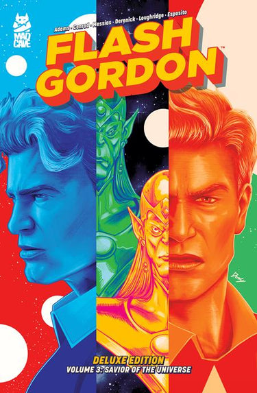 Flash Gordon HC Vol 03 Deluxe Edition Savior of the Universe hardcover graphic novel cover by Doaly