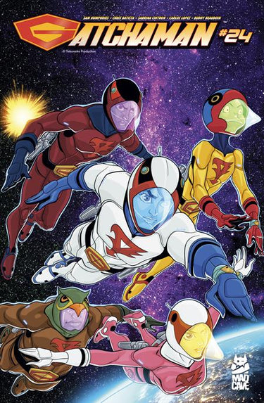 Gatchaman #24 Cvr a Chris Batista Sabrina Cintron Tom Chu comic book cover by Chris Batista, Sabrina Cintron, Tom Chu