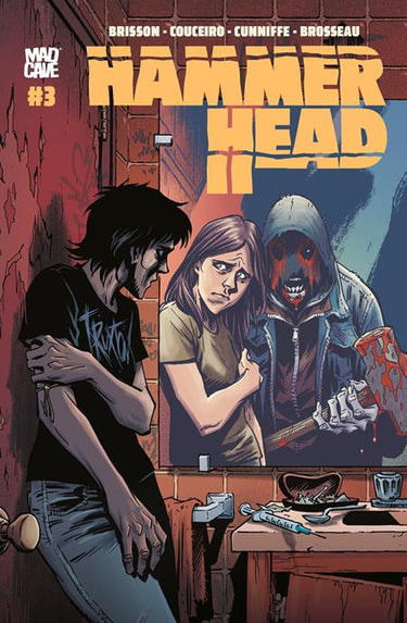 Hammer Head #3 (Of 5) comic book cover by Damian Couceiro