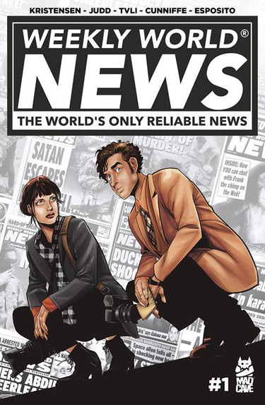 Weekly World News #1 (Of 6) Cvr a Mk Perker comic book cover by M.K. Perker