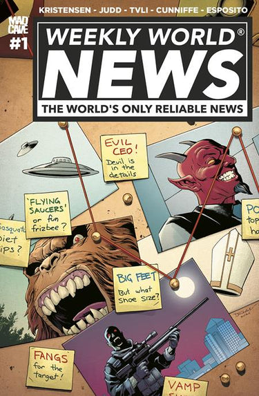 Weekly World News #1 (Of 6) Cvr C Declan Shalvey Var comic book cover