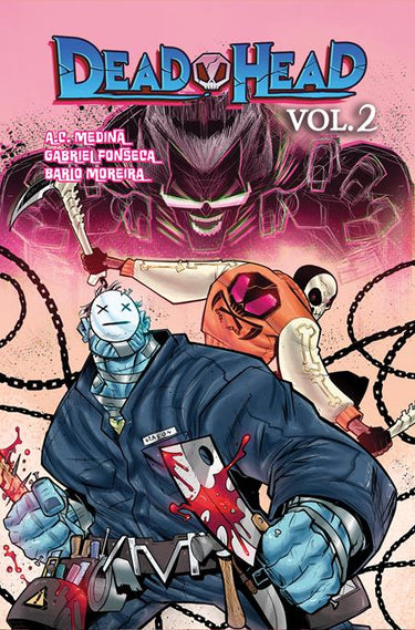 Dead Head TP Vol 02 graphic novel cover by Gabriel Fonseca