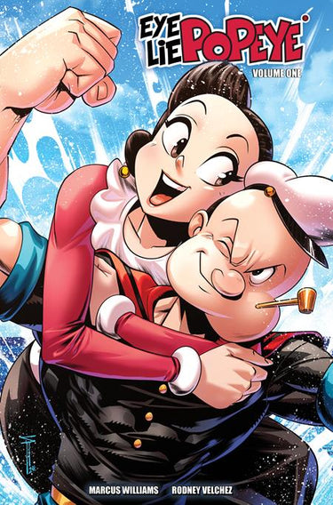 Eye Lie Popeye TP Vol 01 Serg Acuna Limited Edition graphic novel cover by Serg Acuña