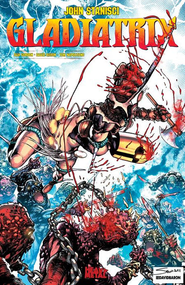 Gladiatrix TP Vol 01 graphic novel cover by John Stanisci