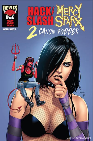 Hack Slash Mercy Sparx Canon Fodder #1 One Shot Cvr C Matt Merhoff Var comic book cover