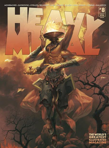 Heavy Metal Magazine #8 Cvr a Peter Mohrbacher comic book cover