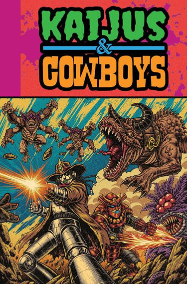 Kaijus and Cowboys #3 (Of 12) Cvr B Ferxpain Ec Comics Var comic book cover