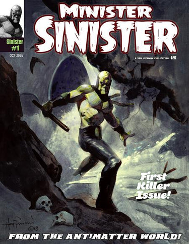 Minister Sinister Magazine #1 comic book cover by Mike Hoffman