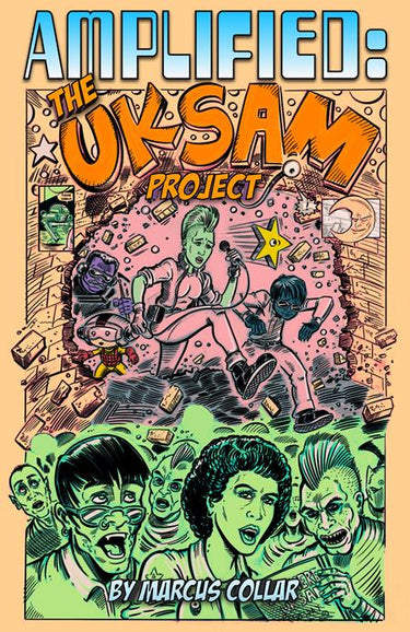 Amplified the Uk Sam Project TP graphic novel cover by Marcus Collar