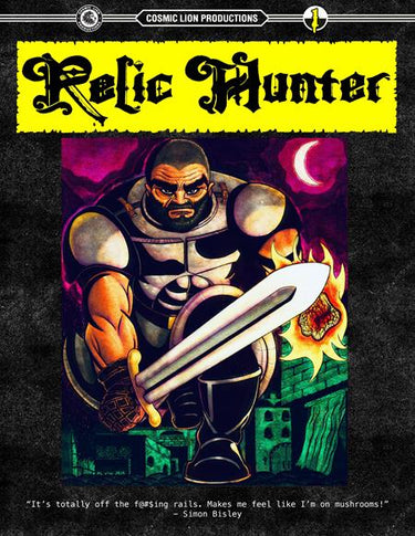 Relic Hunter #1 2nd Ptg comic book cover by Adam Lemnah