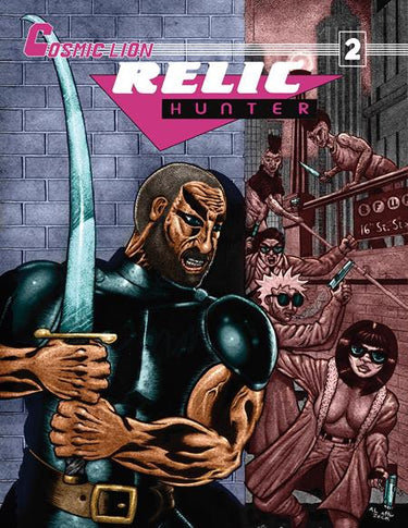Relic Hunter #2 comic book cover by Adam Lemnah