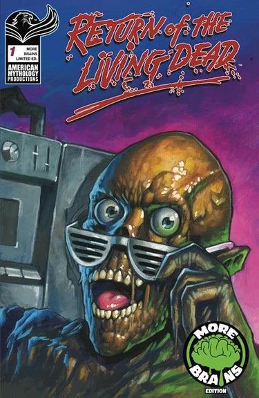 Return Living Dead #1 Paul Maitland More Brains Limited Edition comic book cover