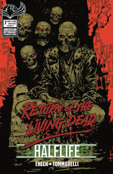 Return Living Dead Halflife #1 Cvr B Godmachine Var comic book cover
