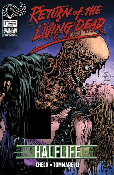 Return Living Dead Halflife #1 Cvr G Richard Bonk Risque Var comic book cover