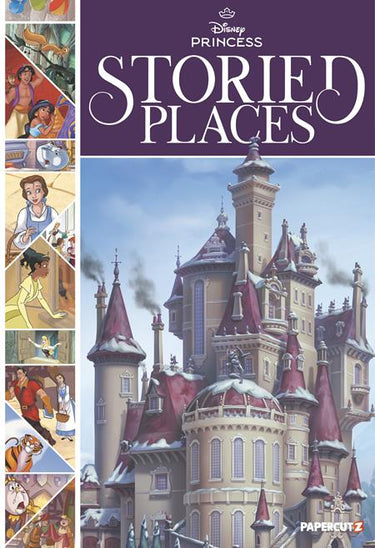 Disney Storied Places Princesses HC hardcover graphic novel cover by Disney Artists