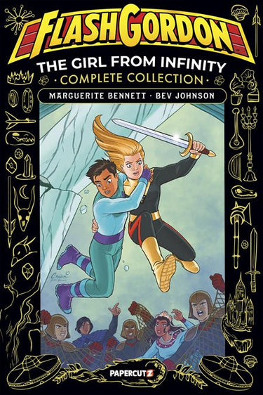 Flash Gordon HC the Girl from Infinity Collection hardcover book cover by Amanda Conner