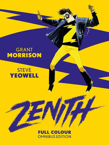 Zenith HC Full Colour Omnibus Edition hardcover graphic novel cover by Steve Yeowell, JP Jordan