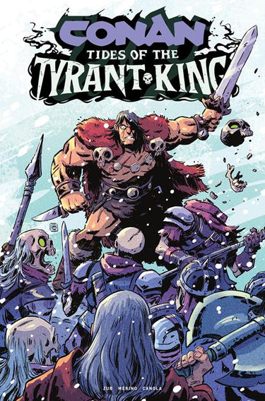 Conan the Barbarian Tides of the Tyrant King #4 (Of 4) Cvr C Derek Laufman Var comic book cover