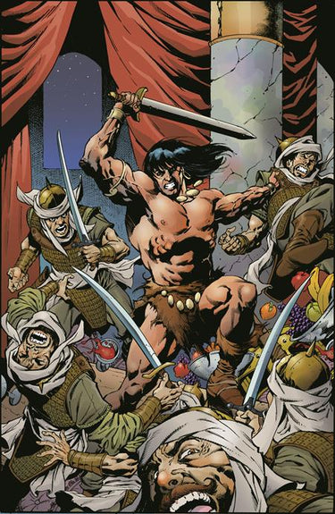 Conan the Barbarian #38 Cvr F Aaron Lopresti Virgin Cardstock Var comic book cover