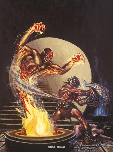 Savage Sword of Conan Reforged #8 Cvr D Brian Moore Virgin Cardstock Var comic book cover