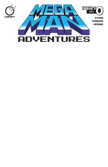 Mega Man Adventures #0 One Shot Cvr D Blank Sketch Var comic book cover