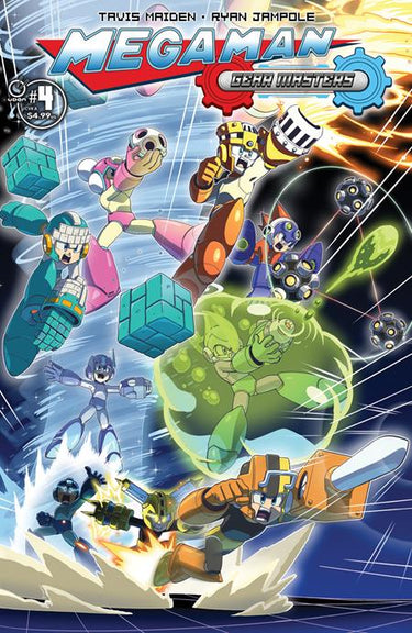 Mega Man Gear Masters #4 (Of 5) Cvr a Ryan Jampole comic book cover