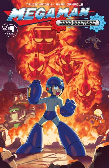 Mega Man Gear Masters #4 (Of 5) Cvr B Simon S Anderson Var comic book cover by Simon S. Anderson