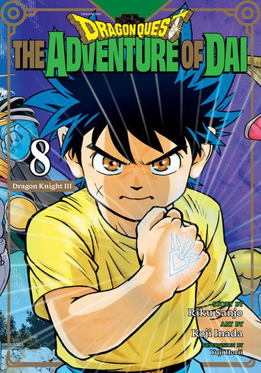 Dragon Quest the Adventure of Dai TP Vol 08 manga cover by Koji Inada