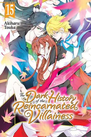 Dark History of the Reincarnated Villainess TP Vol 15 manga cover by Akiharu Touka