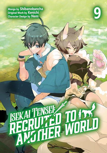 Iseaki Tensei Recruited to Another World TP Vol 09 manga cover by Shibanobancha