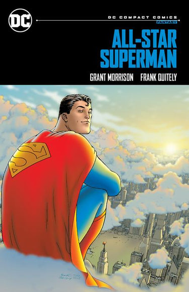 All-Star Superman graphic novel by DC Comics, compact edition, featuring Superman in a dynamic pose on the cover.