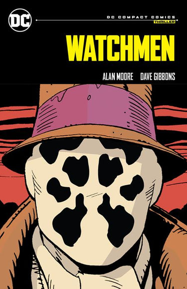 Cover of Watchmen graphic novel by DC Comics, featuring iconic comic book art and characters from the DC Compact Comics Edition.