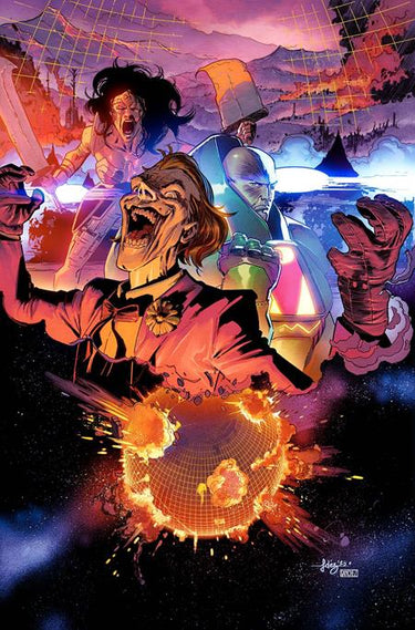 DC Comics comic book "K.O. #3" cover A featuring Javier Fernandez's artwork, with vibrant acetate cover art and dynamic character illustrations.